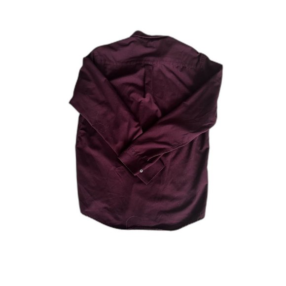 Report Collection Red Button Down Shirt - Medium - Picture 3 of 3